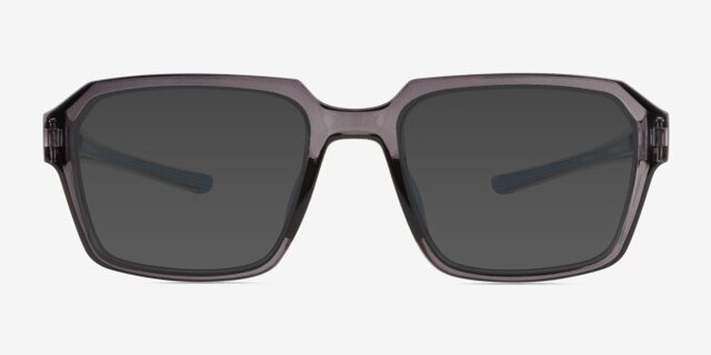 Phys Clear Gray Eco-friendlyEyeglass Frames from EyeBuyDirect, with Tinted Lenses