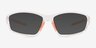 Matter Clear Orange Eco-friendlyEyeglass Frames from EyeBuyDirect, with Tinted Lenses
