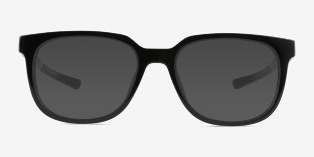 Oxygen Black Eco-friendlyEyeglass Frames from EyeBuyDirect, with Tinted Lenses