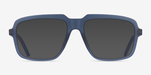 Spears Navy PlasticEyeglass Frames from EyeBuyDirect, with Tinted Lenses