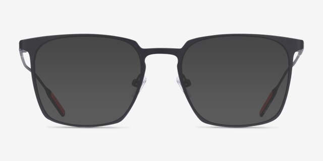 Williams Black MetalEyeglass Frames from EyeBuyDirect, with Tinted Lenses