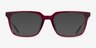 Woods Red AcetateEyeglass Frames from EyeBuyDirect, with Tinted Lenses
