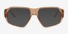 Chase Matte Brown Matériaux biosourcésMontures de lunettes de vue d'EyeBuyDirect, Avec des Verres Teintés