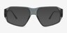Chase Gris Matériaux biosourcésMontures de lunettes de vue d'EyeBuyDirect, Avec des Verres Teintés