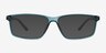 Voss Teal Plastic, MetalEyeglass Frames from EyeBuyDirect, with Tinted Lenses