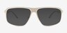 Vexler Silver MetalEyeglass Frames from EyeBuyDirect, with Tinted Lenses