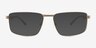 Titan Silver Carbon-fiberEyeglass Frames from EyeBuyDirect, with Tinted Lenses