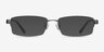 Emerge Gunmetal TitaniumMontures de lunettes de vue d'EyeBuyDirect, Avec des Verres Teintés