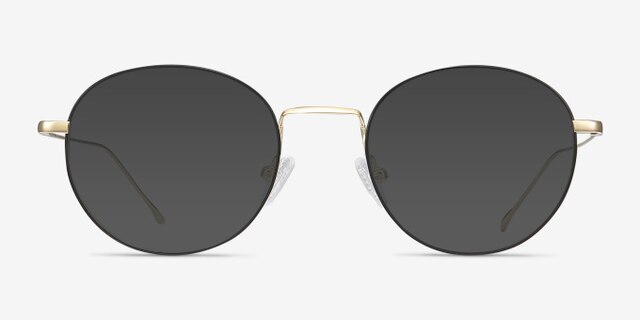 Aegis Black TitaniumEyeglass Frames from EyeBuyDirect, with Tinted Lenses