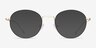 Aegis Black TitaniumEyeglass Frames from EyeBuyDirect, with Tinted Lenses