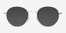 Aegis Silver TitaniumEyeglass Frames from EyeBuyDirect, with Tinted Lenses