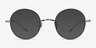 Berlioz Black Silver TitaniumMontures de lunettes de vue d'EyeBuyDirect, Avec des Verres Teintés