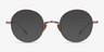 Berlioz Or rose TitaniumMontures de lunettes de vue d'EyeBuyDirect, Avec des Verres Teintés