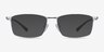 Constant Silver TitaniumEyeglass Frames from EyeBuyDirect, with Tinted Lenses