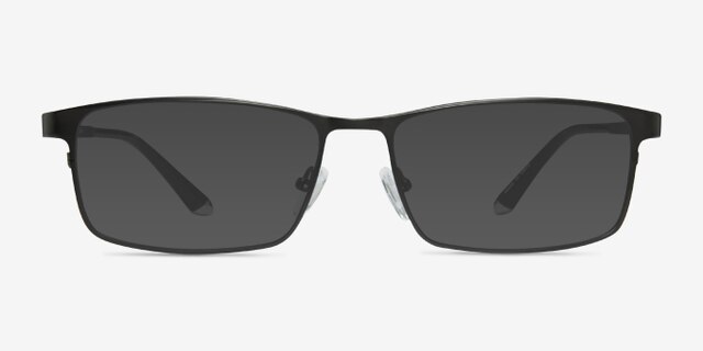Kept Noir TitaniumMontures de lunettes de vue d'EyeBuyDirect, Avec des Verres Teintés