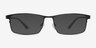 Kept Noir TitaniumMontures de lunettes de vue d'EyeBuyDirect, Avec des Verres Teintés