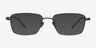 Canto Gunmetal TitaniumMontures de lunettes de vue d'EyeBuyDirect, Avec des Verres Teintés