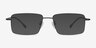 Lands Gunmetal TitaniumEyeglass Frames from EyeBuyDirect, with Tinted Lenses
