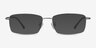 Holmst Gunmetal TitaniumEyeglass Frames from EyeBuyDirect, with Tinted Lenses