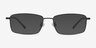 Holmst Black TitaniumEyeglass Frames from EyeBuyDirect, with Tinted Lenses