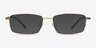 Holmst Golden TitaniumEyeglass Frames from EyeBuyDirect, with Tinted Lenses