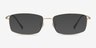 Embark Golden TitaniumEyeglass Frames from EyeBuyDirect, with Tinted Lenses