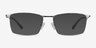 Decider Gunmetal TitaniumEyeglass Frames from EyeBuyDirect, with Tinted Lenses