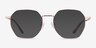 Comet Or rose TitaniumMontures de lunettes de vue d'EyeBuyDirect, Avec des Verres Teintés