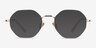 Cecily Rose Gold TitaniumEyeglass Frames from EyeBuyDirect, with Tinted Lenses