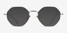 Cecily Gold TitaniumEyeglass Frames from EyeBuyDirect, with Tinted Lenses