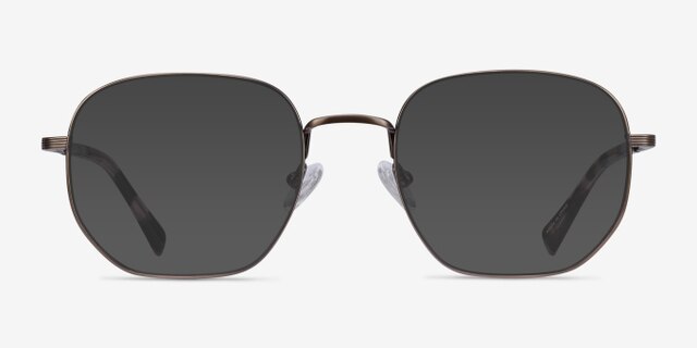 Dante Bronze TitaniumEyeglass Frames from EyeBuyDirect, with Tinted Lenses