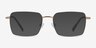 Apex Bronze TitaniumEyeglass Frames from EyeBuyDirect, with Tinted Lenses