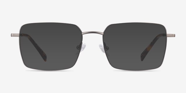 Apex Gunmetal TitaniumMontures de lunettes de vue d'EyeBuyDirect, Avec des Verres Teintés