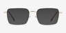 Apex Gold TitaniumEyeglass Frames from EyeBuyDirect, with Tinted Lenses