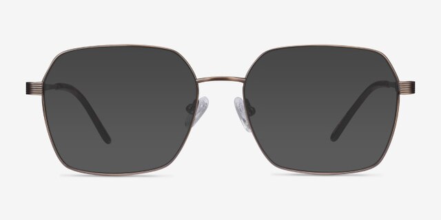 East Bronze TitaniumMontures de lunettes de vue d'EyeBuyDirect, Avec des Verres Teintés
