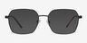 East Black TitaniumEyeglass Frames from EyeBuyDirect, with Tinted Lenses