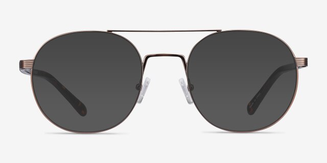 Gordon Bronze AcetateEyeglass Frames from EyeBuyDirect, with Tinted Lenses