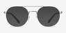 Gordon Silver AcetateEyeglass Frames from EyeBuyDirect, with Tinted Lenses