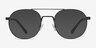 Gordon Noir AcétateMontures de lunettes de vue d'EyeBuyDirect, Avec des Verres Teintés
