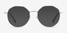 Julia Gold TitaniumEyeglass Frames from EyeBuyDirect, with Tinted Lenses