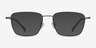 Lorem Black Gunmetal TitaniumEyeglass Frames from EyeBuyDirect, with Tinted Lenses