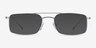 Johnson Silver TitaniumEyeglass Frames from EyeBuyDirect, with Tinted Lenses