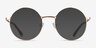 Midtown Gold TitaniumEyeglass Frames from EyeBuyDirect, with Tinted Lenses