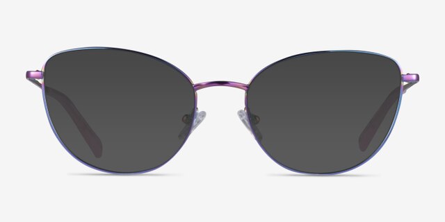 Mandolin Rainbow TitaniumEyeglass Frames from EyeBuyDirect, with Tinted Lenses