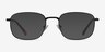 Gong Black TitaniumEyeglass Frames from EyeBuyDirect, with Tinted Lenses