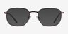 Gong Coffee TitaniumEyeglass Frames from EyeBuyDirect, with Tinted Lenses