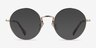 Jonah Gold TitaniumEyeglass Frames from EyeBuyDirect, with Tinted Lenses