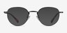 Scottie Gunmetal TitaniumEyeglass Frames from EyeBuyDirect, with Tinted Lenses