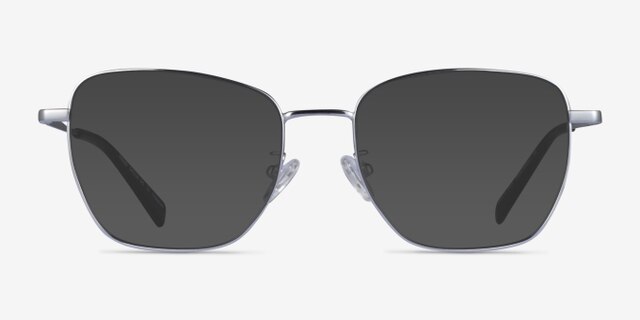 Paolo Gunmetal TitaniumEyeglass Frames from EyeBuyDirect, with Tinted Lenses
