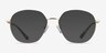 Diana Gold TitaniumEyeglass Frames from EyeBuyDirect, with Tinted Lenses